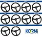 Preview: Set Luisi Mirage Sportlenkrad Wildleder schwarz geschüsselt & Nabe passend für Audi A4 2000-2003 W7317